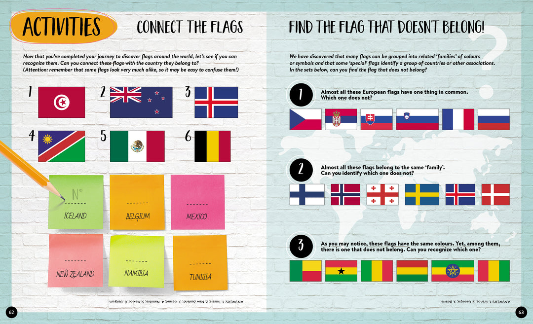 What How Why Flags Book and Poster