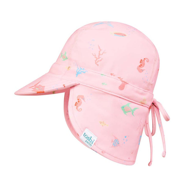 Toshi Swim Baby Flap Cap - Coral