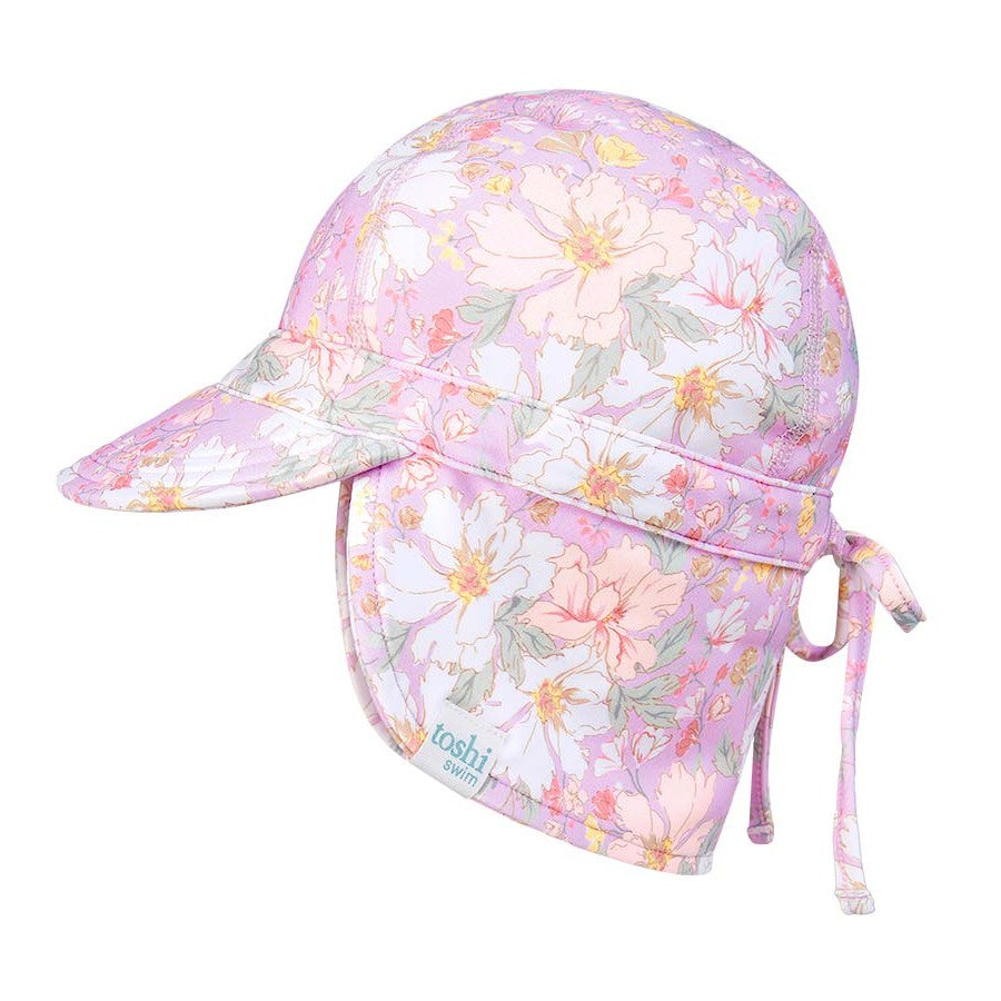 Toshi Swim Baby Flap Cap - Dahlia