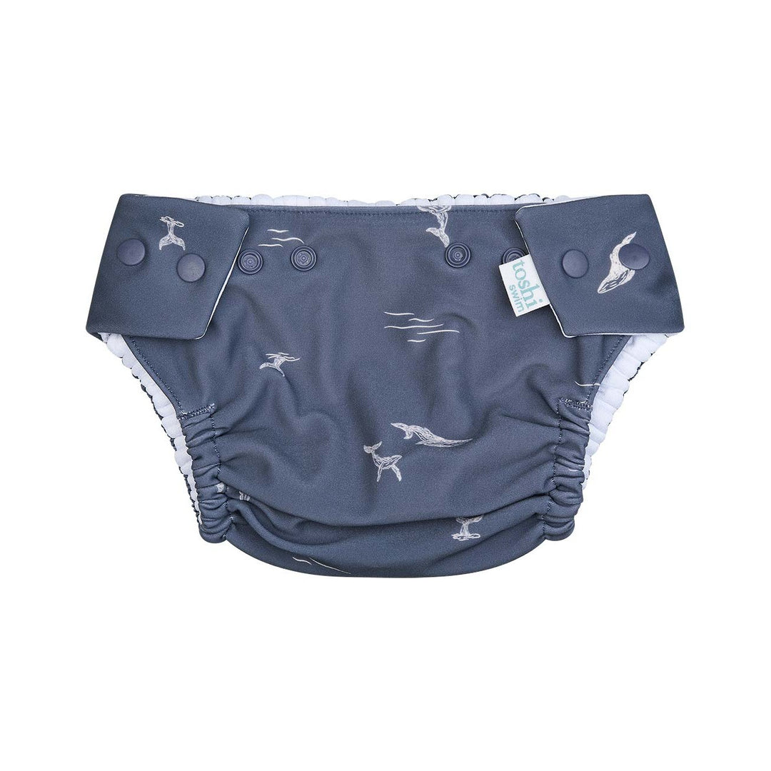 Toshi Swim Baby Nappy - Whales