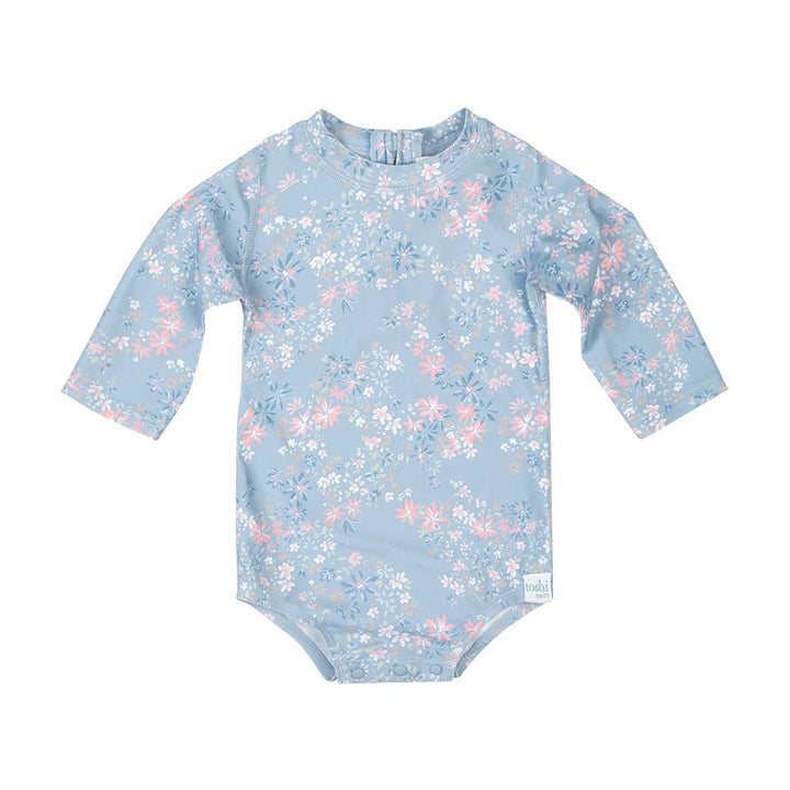 Toshi Swim Baby Onesie Long Sleeve - Athena Dusk
