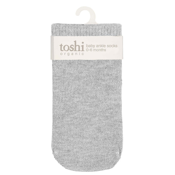 Toshi Organic Ankle Dreamtime Socks - Ash