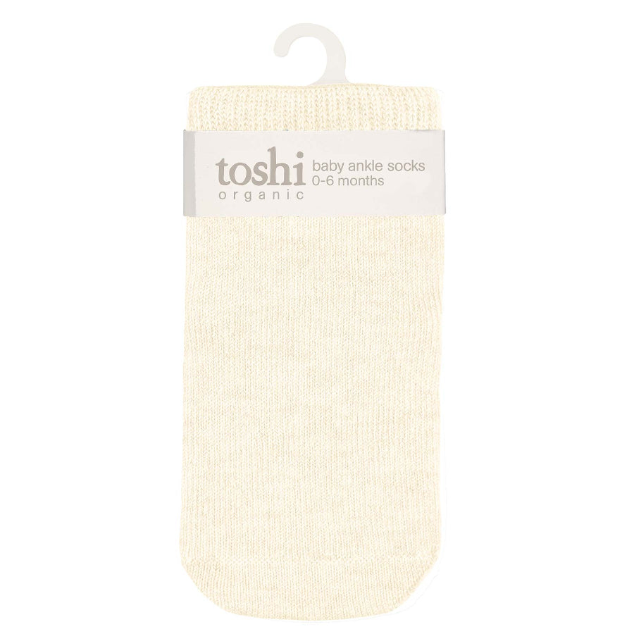 Toshi Organic Ankle Dreamtime Socks - Feather