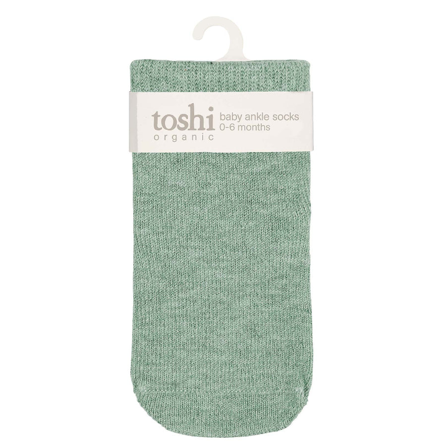 Toshi Organic Ankle Dreamtime Socks - Jade