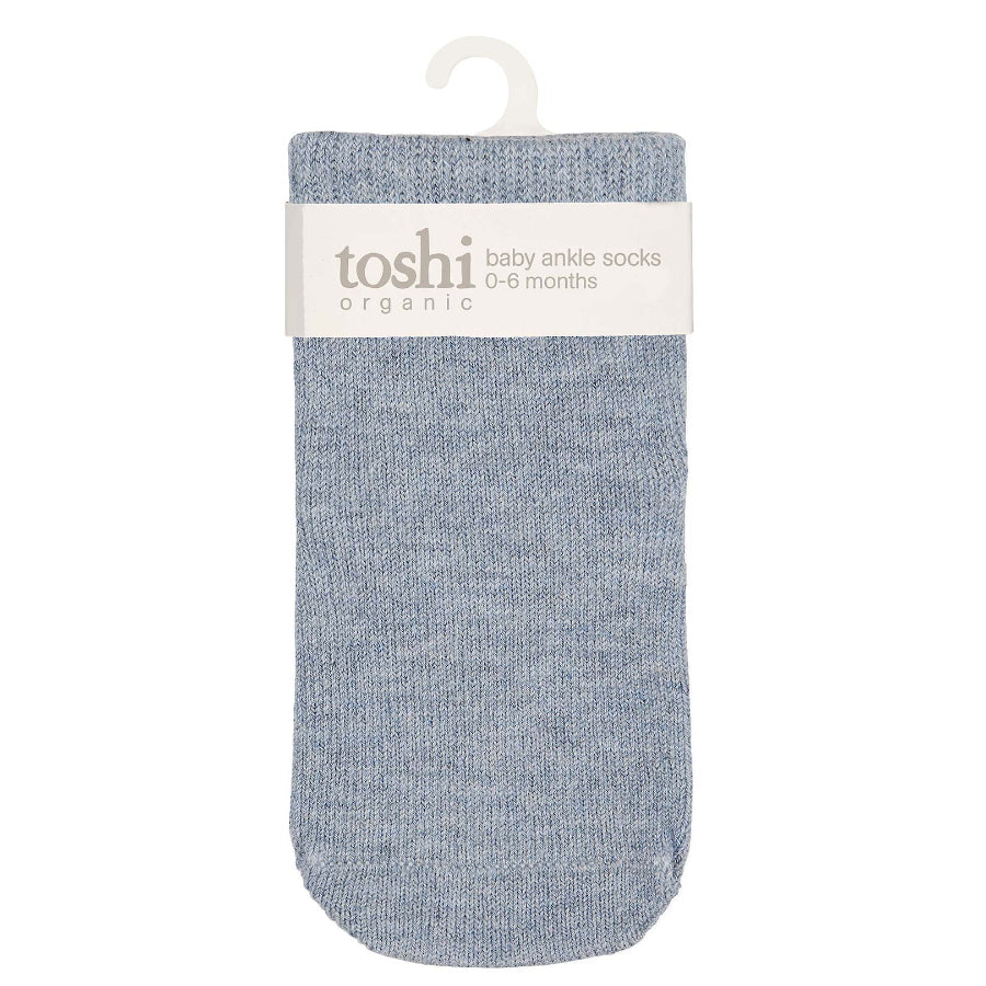 Toshi Organic Ankle Dreamtime Socks - Lake