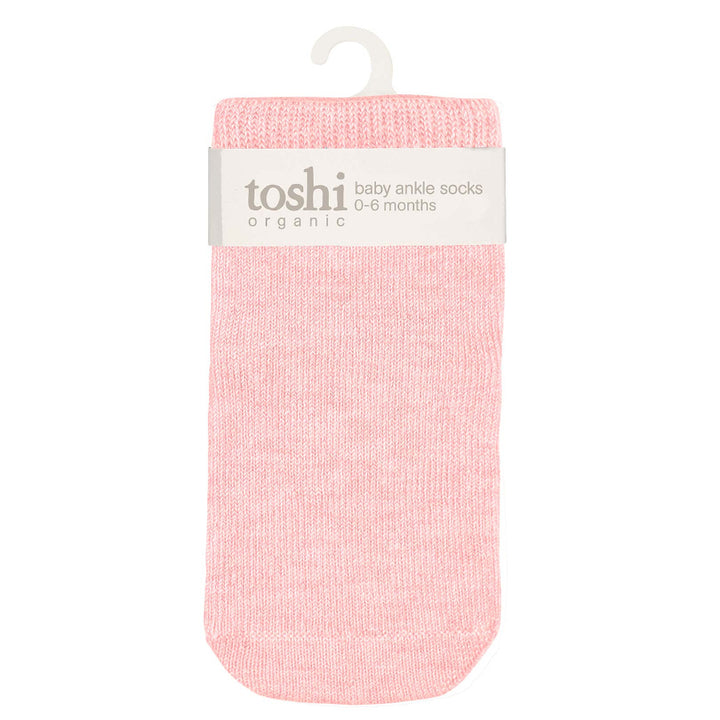 Toshi Organic Ankle Dreamtime Socks - Pearl