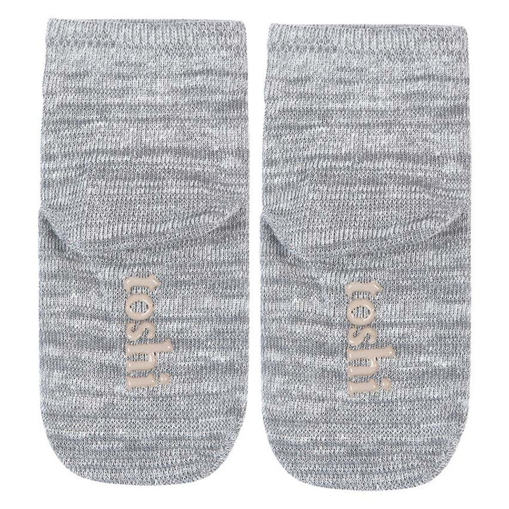 Toshi Organic Ankle Marle Socks - Pebble