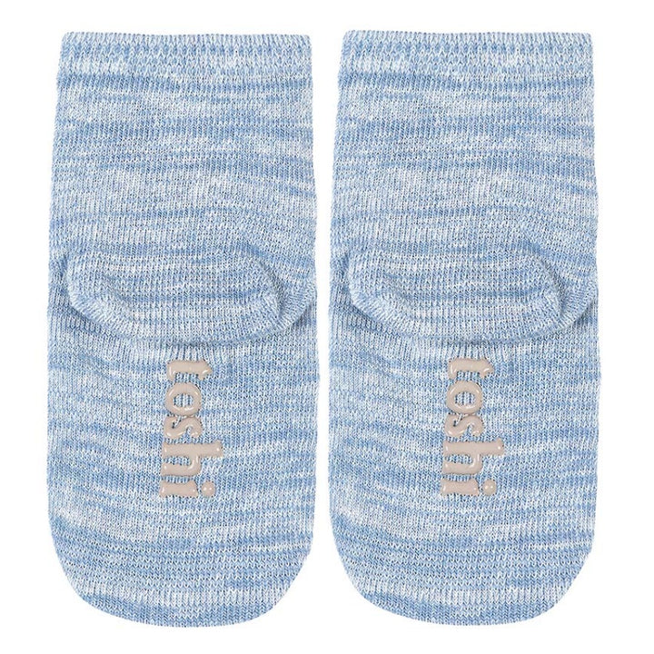 Toshi Organic Ankle Marle Socks - Storm