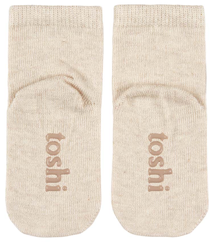 Toshi Organic Baby Socks - Dreamtime / Oatmeal