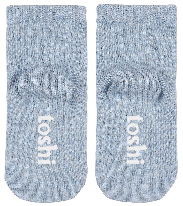 Toshi Organic Baby Socks - Dreamtime / Tide