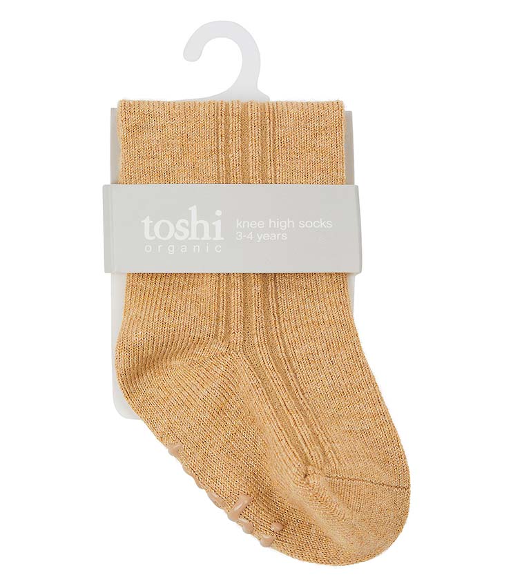 Toshi Organic Knee Socks - Dreamtime / Copper