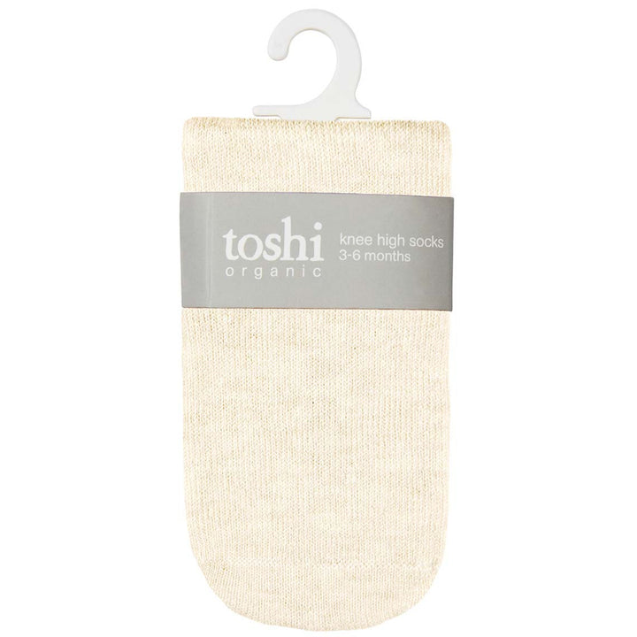 Toshi Organic Knee Dreamtime Socks - Feather