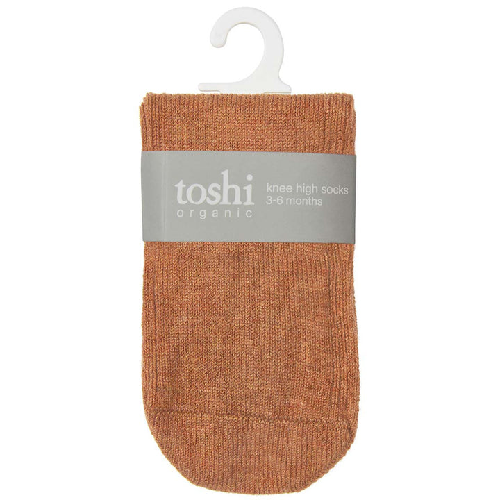 Toshi Organic Knee Dreamtime Socks - Ginger
