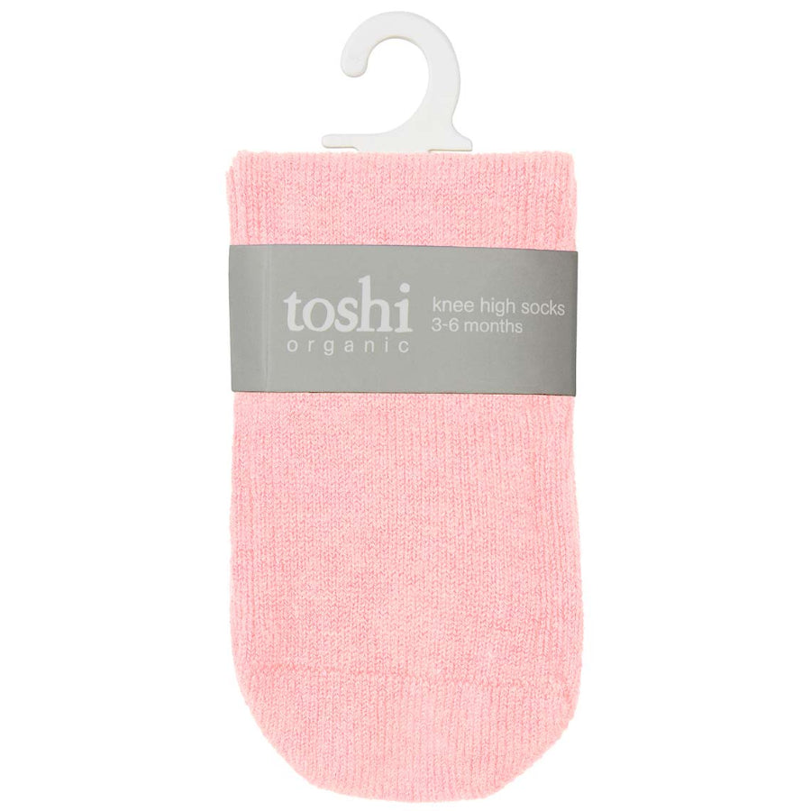 Toshi Organic Knee Dreamtime Socks - Pearl