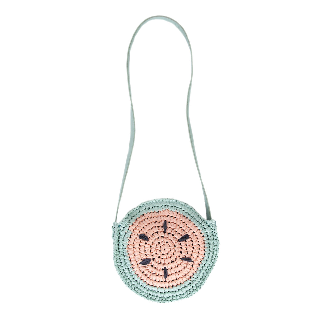 Acorn Straw Bag - Watermelon