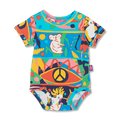 Halcyon Nights Short Sleeve Bodysuit - Bush Paradise