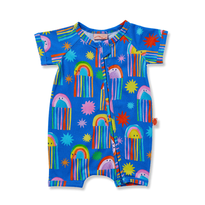 Halcyon Nights Here We Glow Short Sleeve Zip Suit