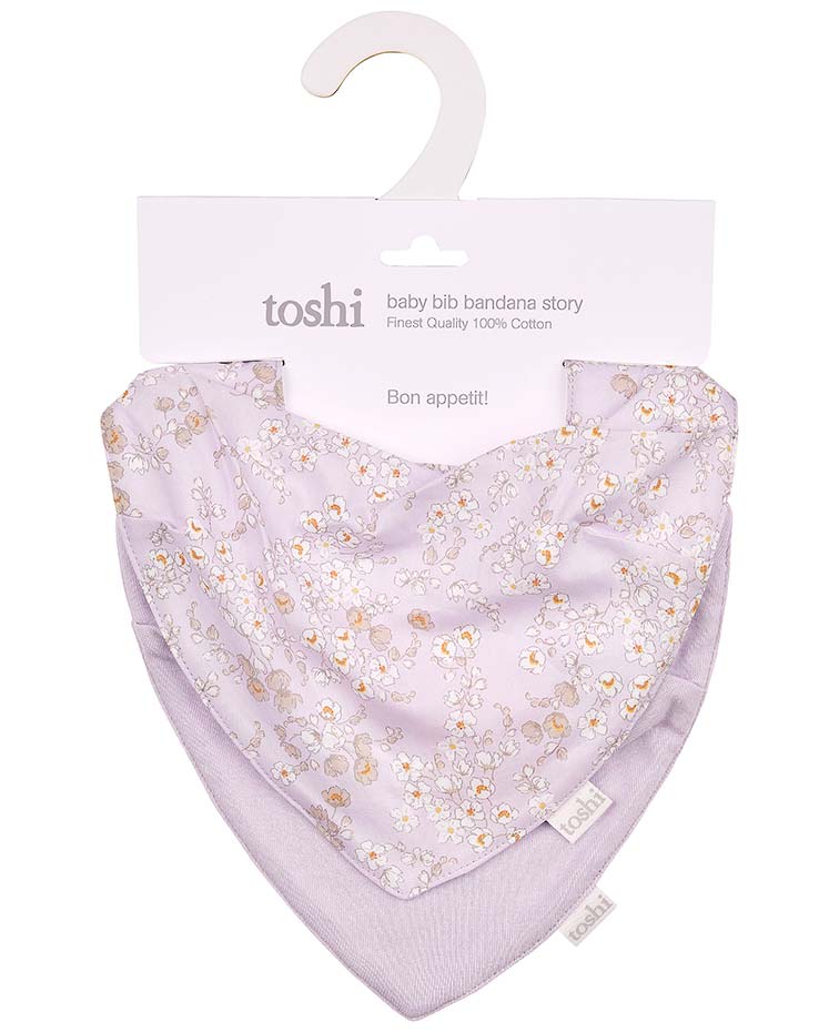 Toshi Baby Bandana Bib 2pc - Stephanie Lavender