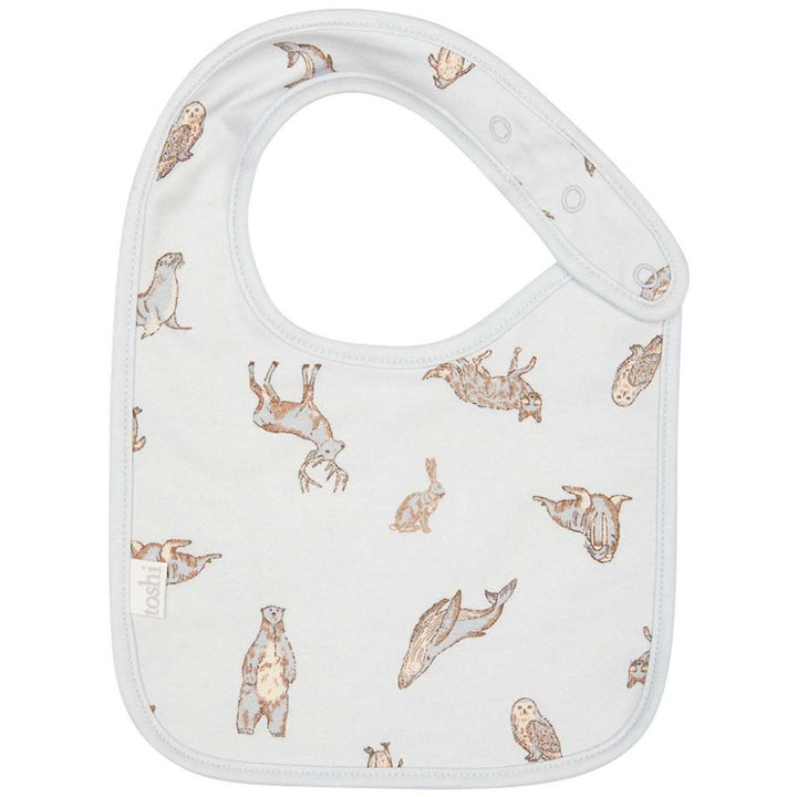 Toshi Baby Bib 2pc - Story / Arctic