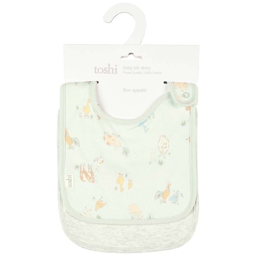 Toshi Baby Bib 2pc - Story / Country Bumpkins