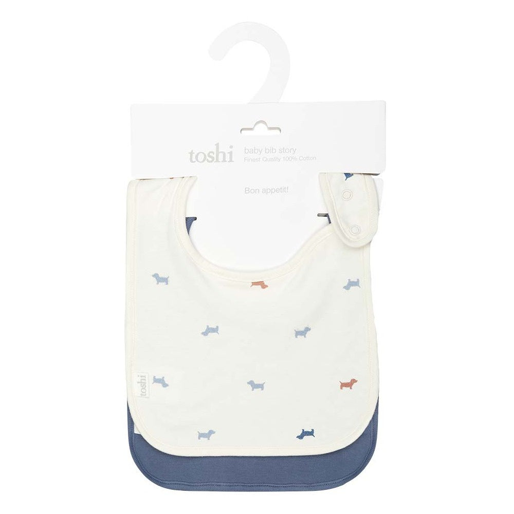 Toshi Baby Bib Story 2 pack - Puppy