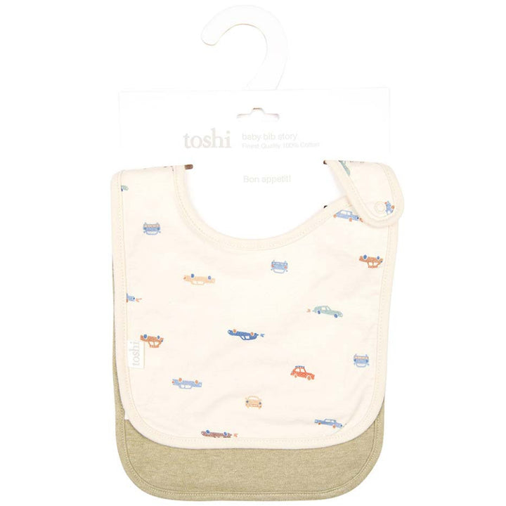 Toshi Baby Bib 2pc - Story / Speedie