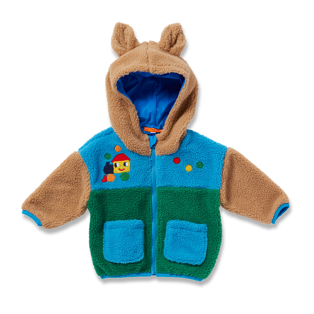 Halcyon Nights Sherpa Jacket - Rainbow Express