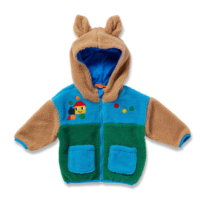 Halcyon Nights Sherpa Jacket - Rainbow Express