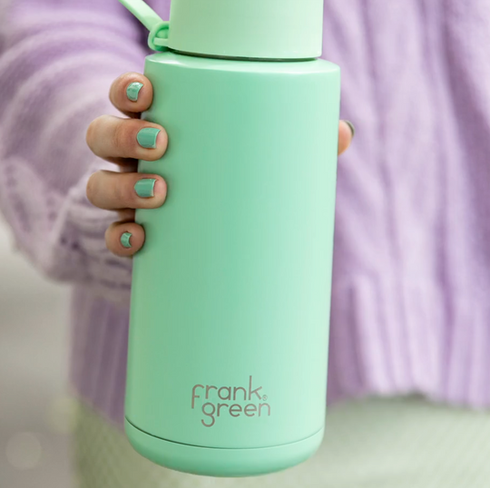 Frank Green Drink Bottle 1L - Mint Gelato