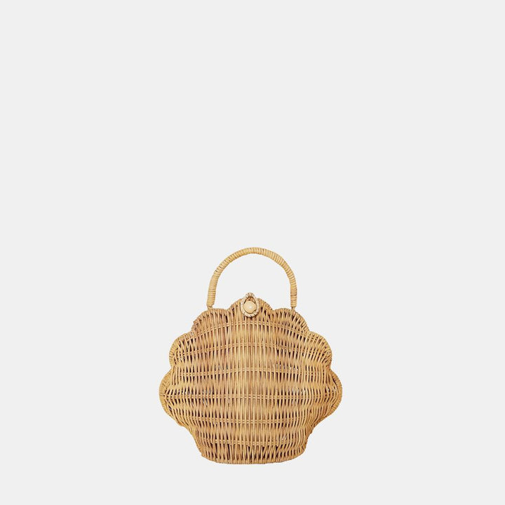 Olli Ella Shell Purse - Straw