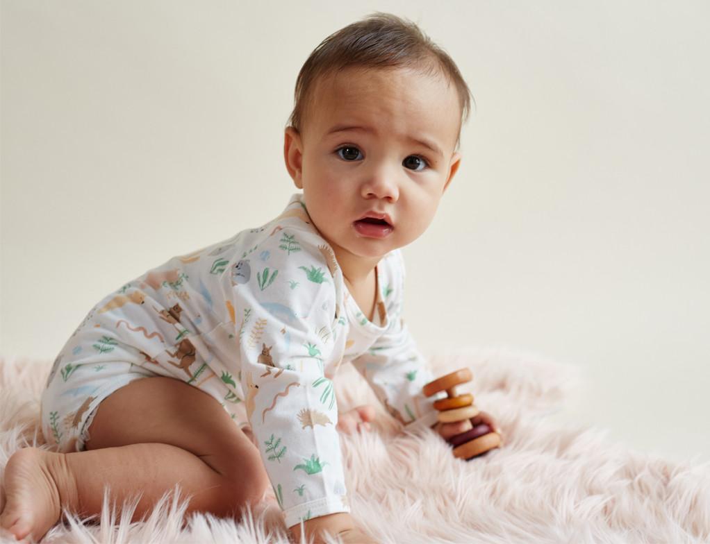 Halcyon Nights Long Sleeve Bodysuit - Outback Dreamers