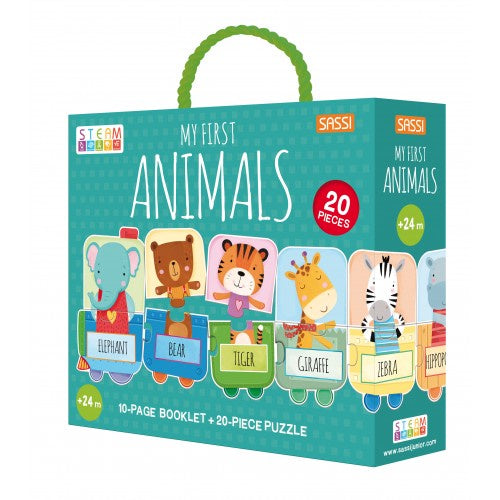 My First Puzzle + Book Set - Animals