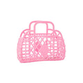Sun Jellies Retro Basket Mini - Bubblegum Pink