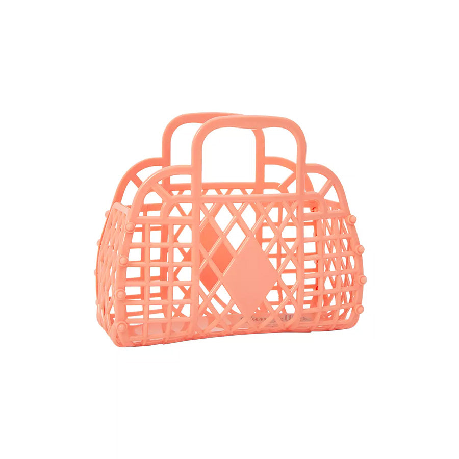 Sun Jellies Retro Basket Mini - Peach
