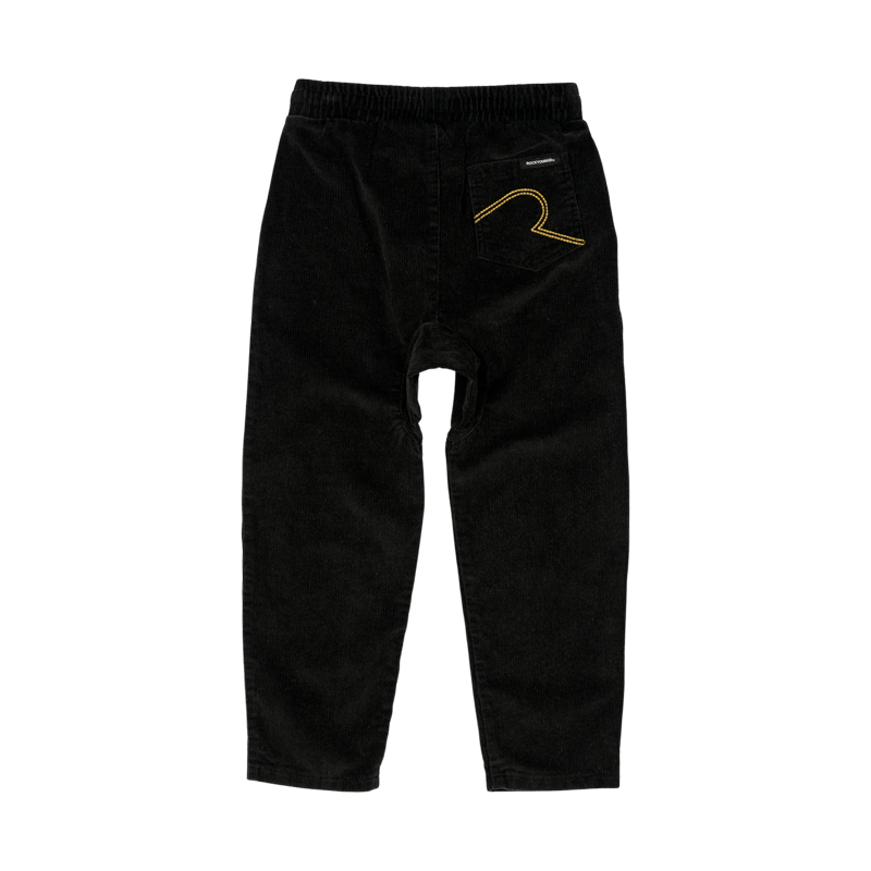Rock Your Baby Black Washed Cord Pants