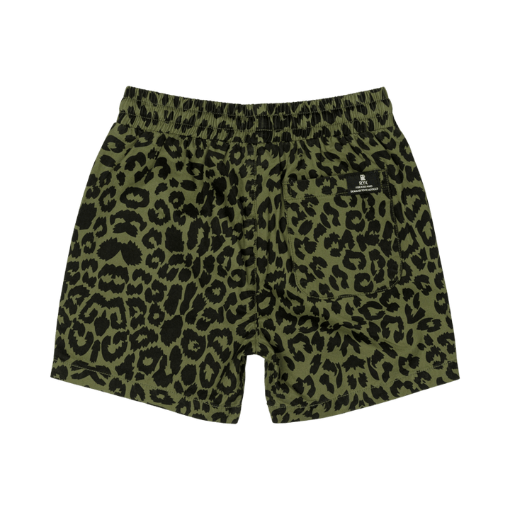 Rock Your Baby Green Leopard Shorts
