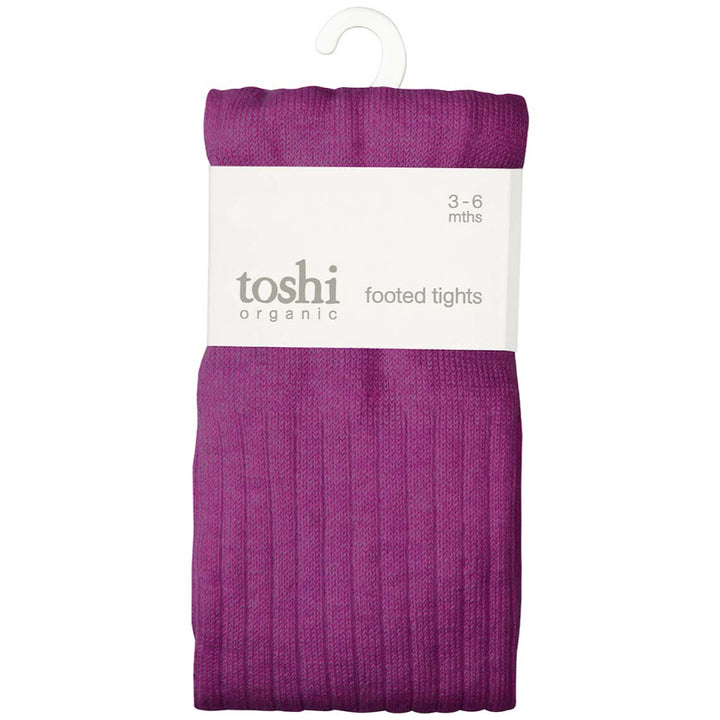 Toshi Organic Dreamtime Footed Tights - Violet