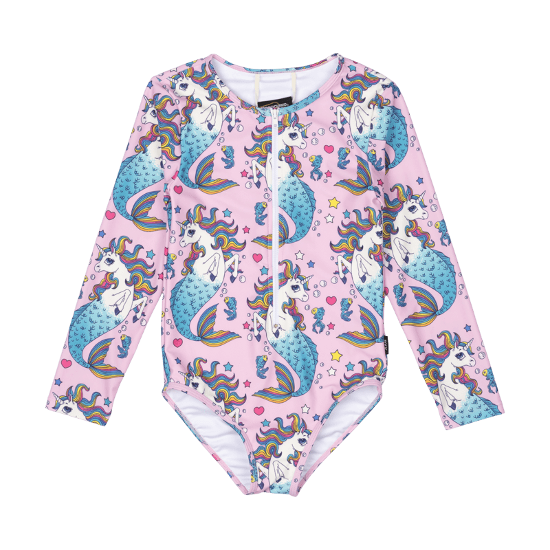 Rock Your Baby Unicorn Mermaids One Piece