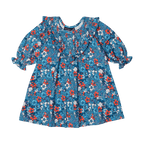 Rock Your Baby Blue Ditsy Floral Dress