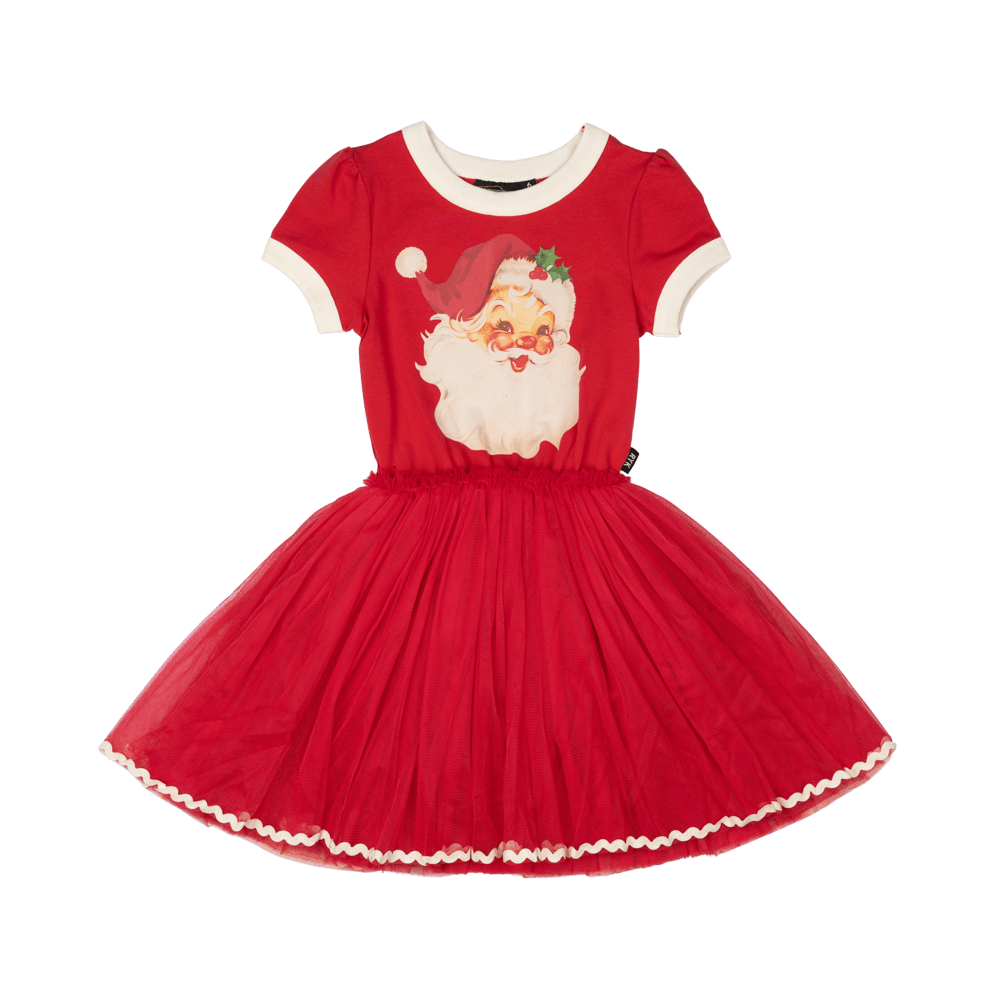 Rock Your Baby Circus Dress - Red Santa