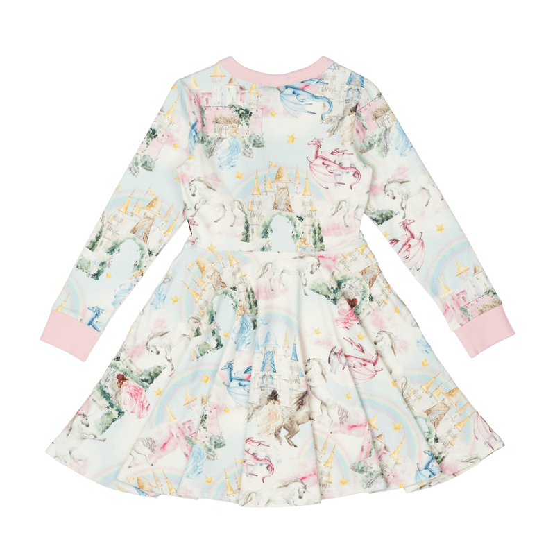 Rock Your Baby Fairy Tales Long Sleeve Waisted Dress