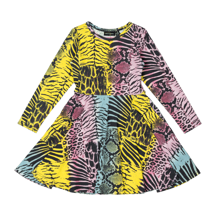 Rock Your Baby Colour Burn Waisted Dress