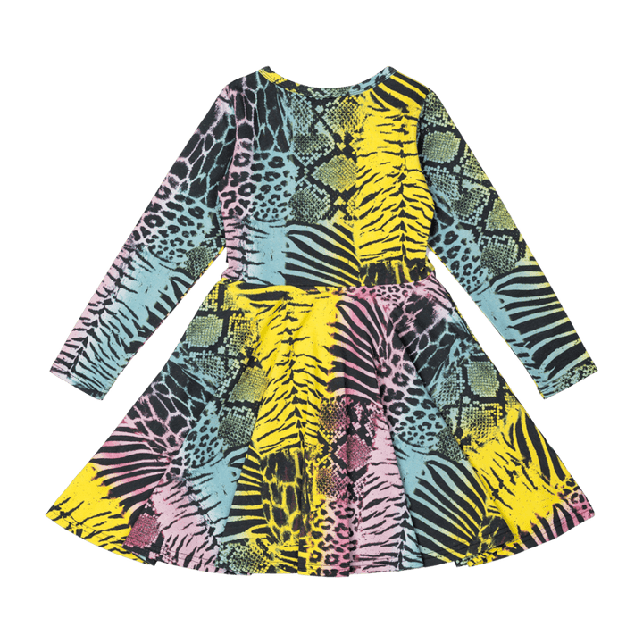 Rock Your Baby Colour Burn Waisted Dress