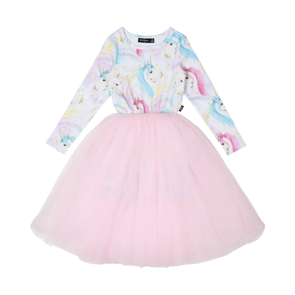 Rock Your Baby Fantasia Long Sleeve Flounce Dress