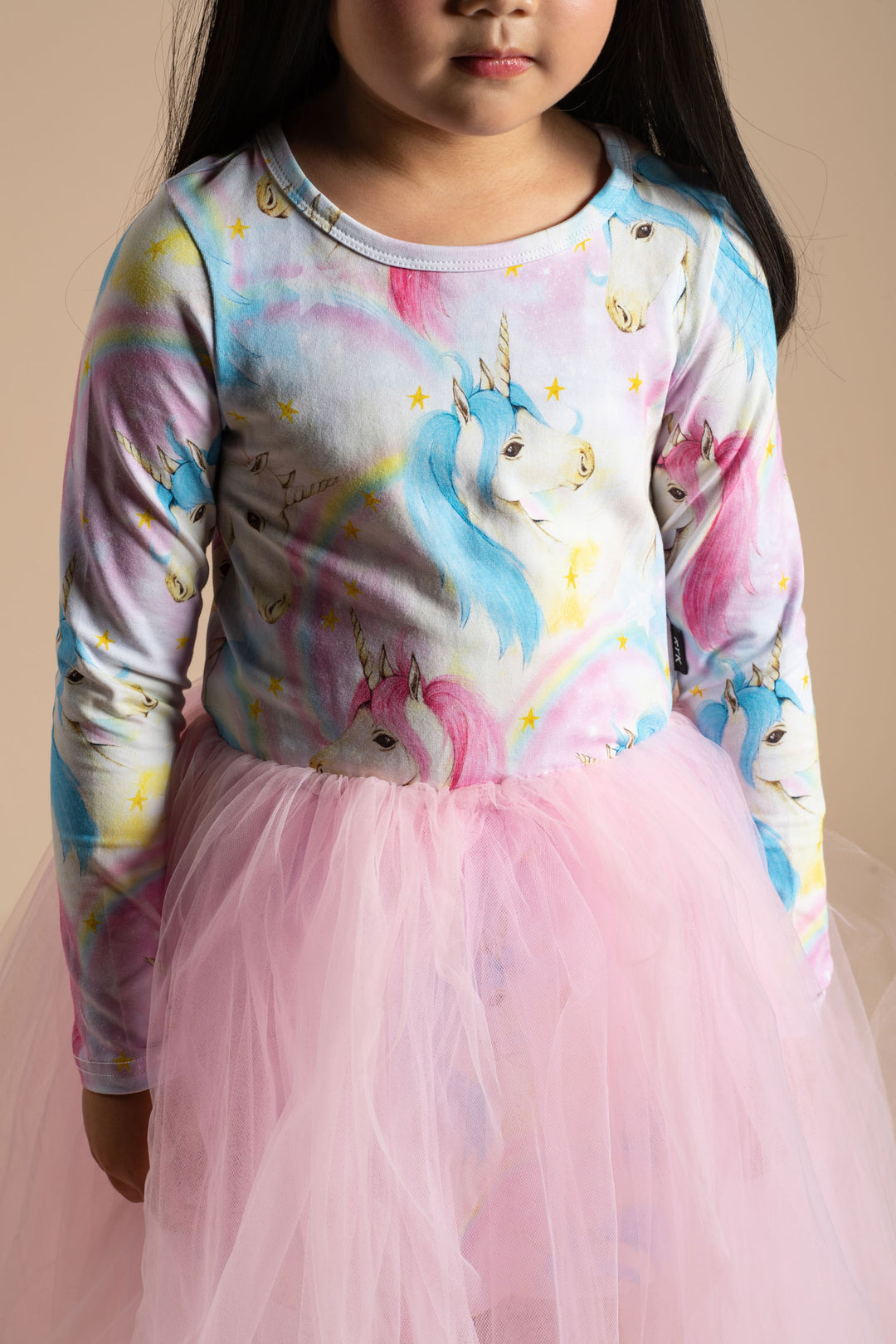 Rock Your Baby Fantasia Long Sleeve Flounce Dress