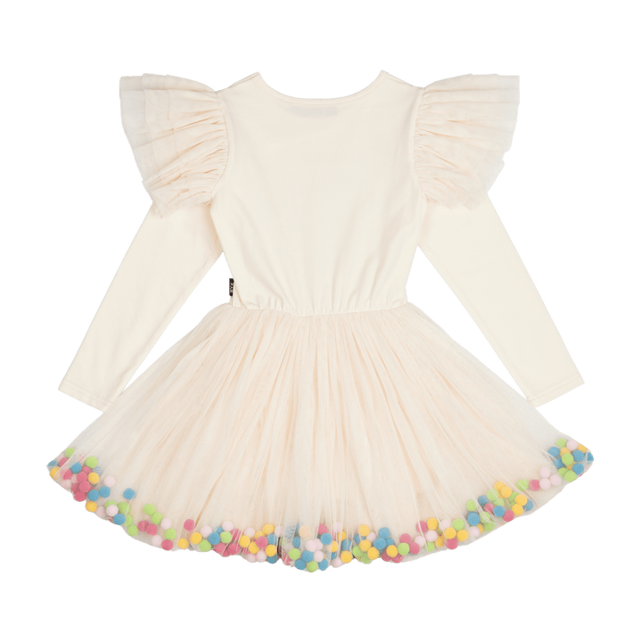 Rock Your Baby Easter Bunny Pom Pom Circus Dress