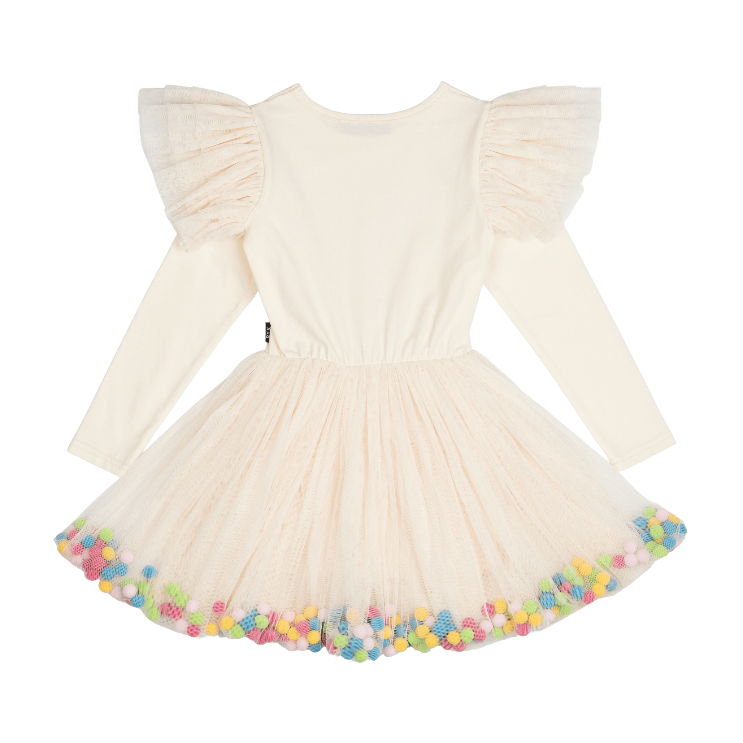 Rock Your Baby Easter Bunny Pom Pom Circus Dress