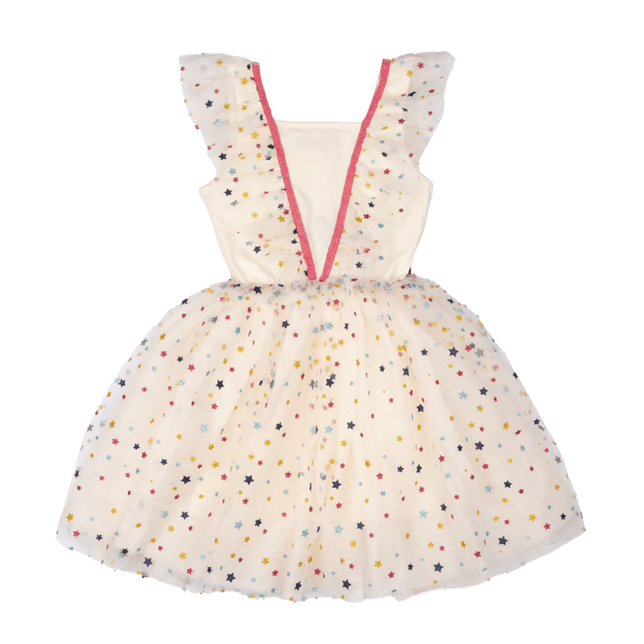 Rock Your Baby Christmas Angel Dress - Cream