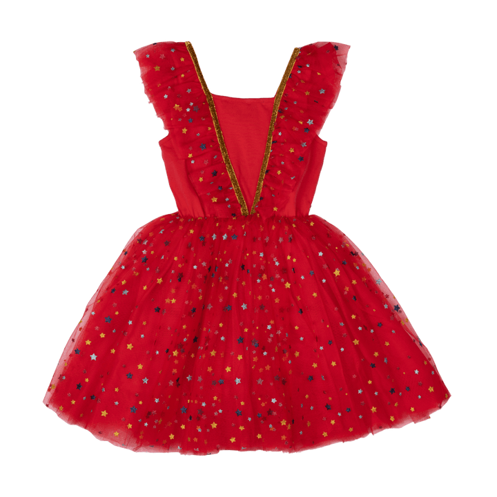 Rock Your Baby Christmas Angel Dress - Red