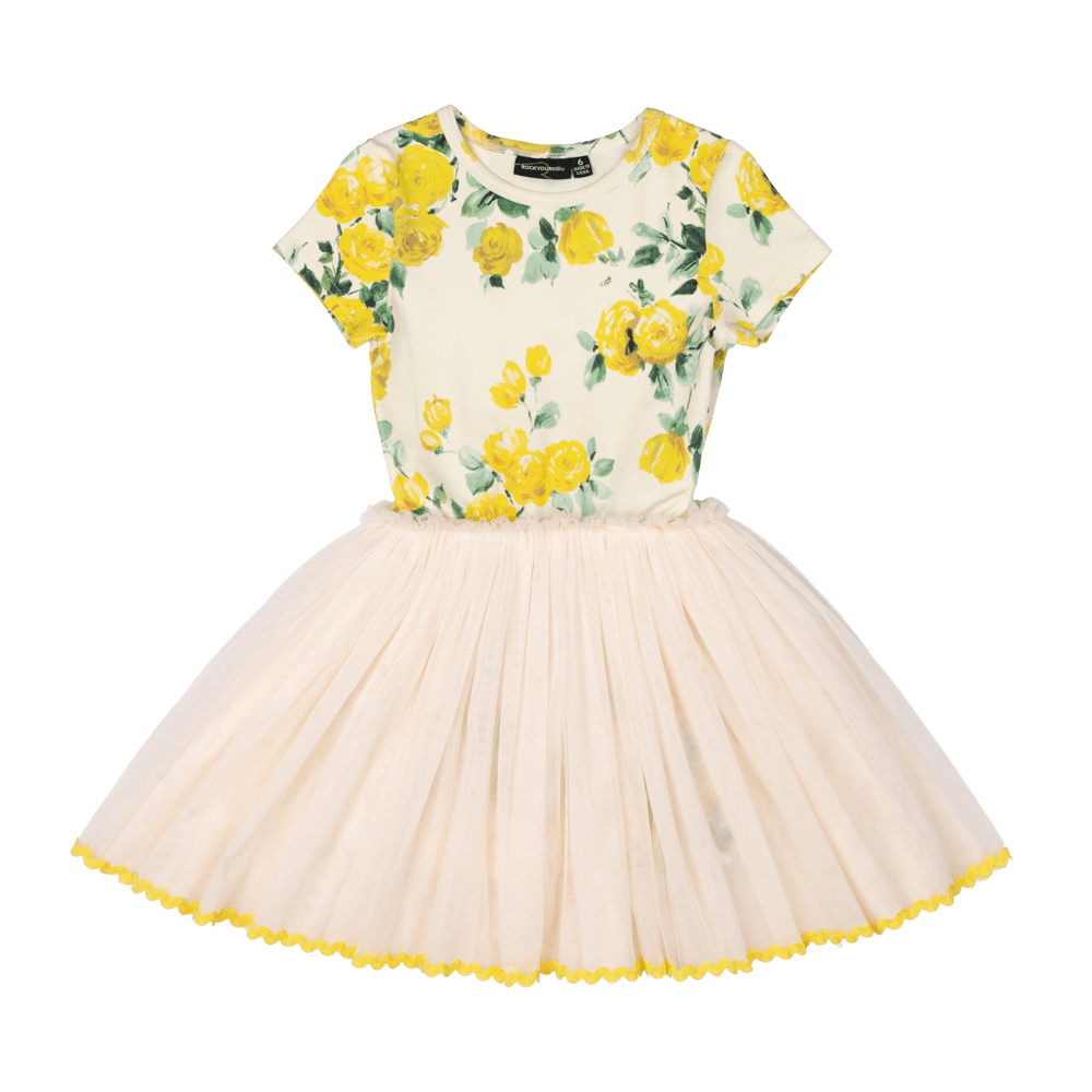 Rock Your Baby Circus Dress - Yellow Roses